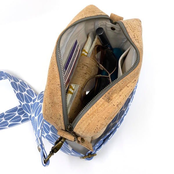 Sustainable Cork Boxy Crossbody - Choose Your Strap