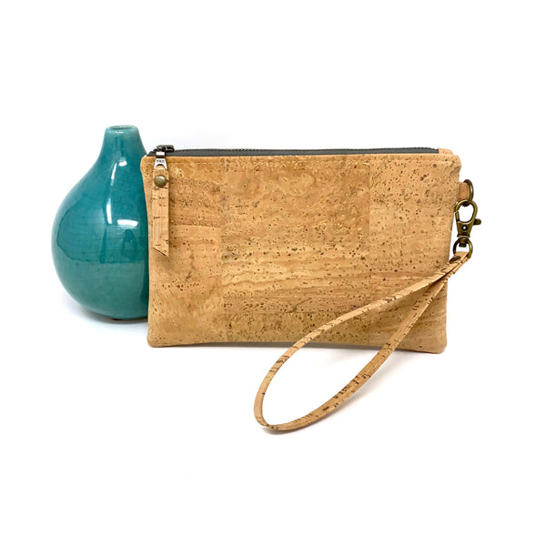 Sustainable Cork Wristlet