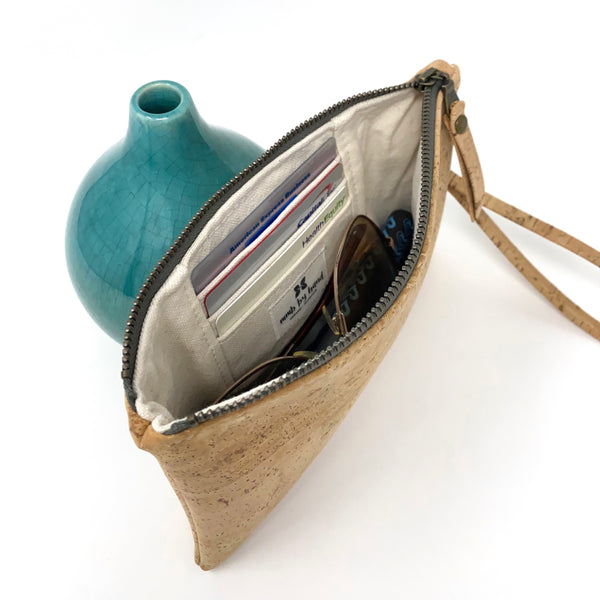 Organic Essential Wristlet/Clutch Blue Loops