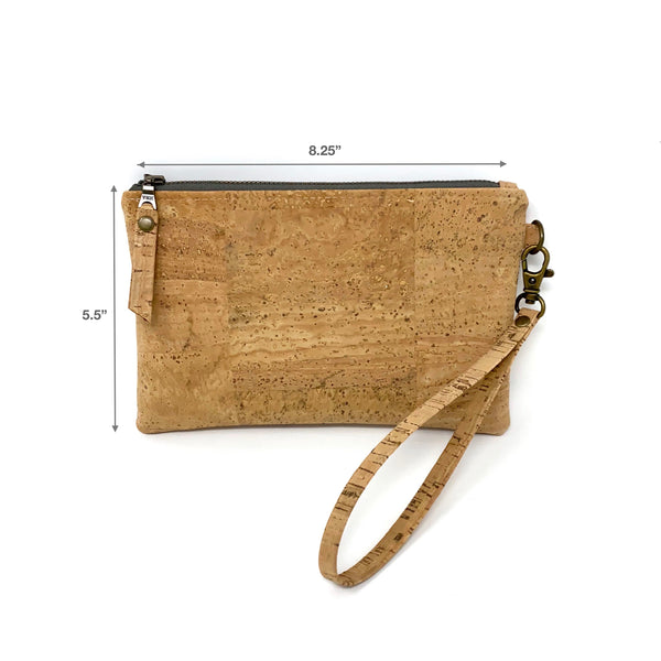 Sustainable Cork Wristlet