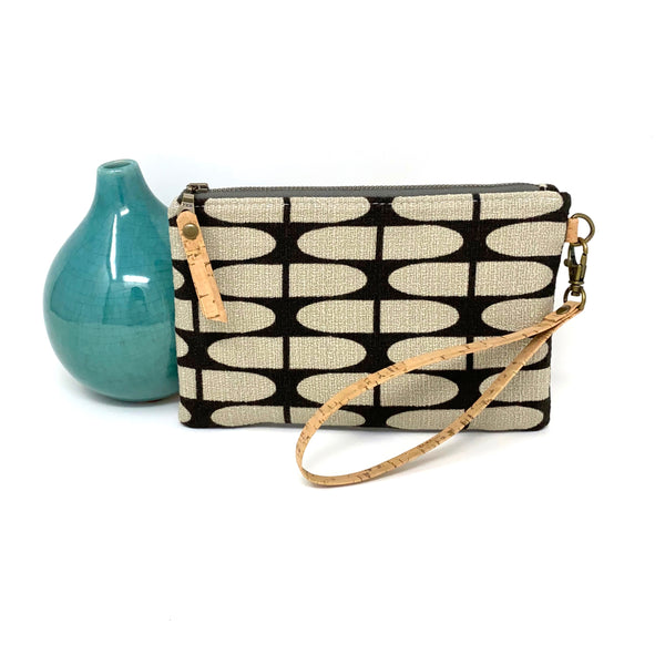 Organic Essential Wristlet/Clutch Brown Half Life