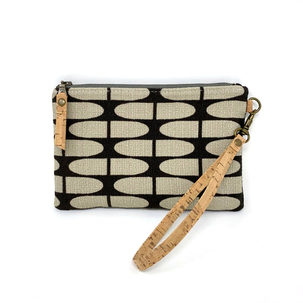 Organic Essential Wristlet/Clutch Brown Half Life