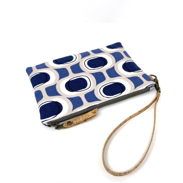 Organic Essential Wristlet/Clutch Orbs Blue