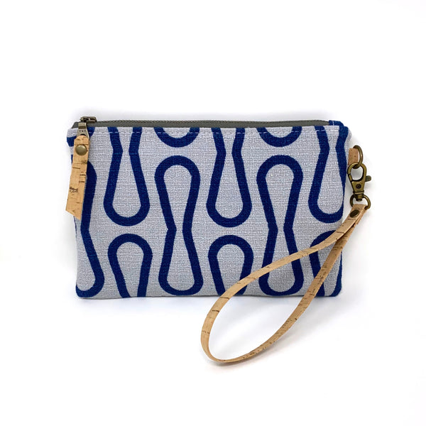Organic Essential Wristlet/Clutch Blue Loops
