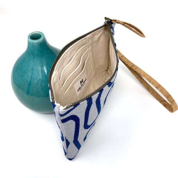 Organic Essential Wristlet/Clutch Blue Loops