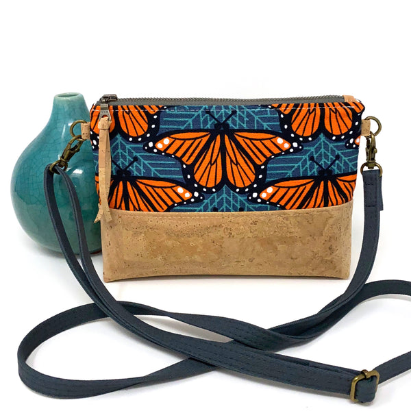 Organic & Cork Mini Crossbody - Charley Harper Prints