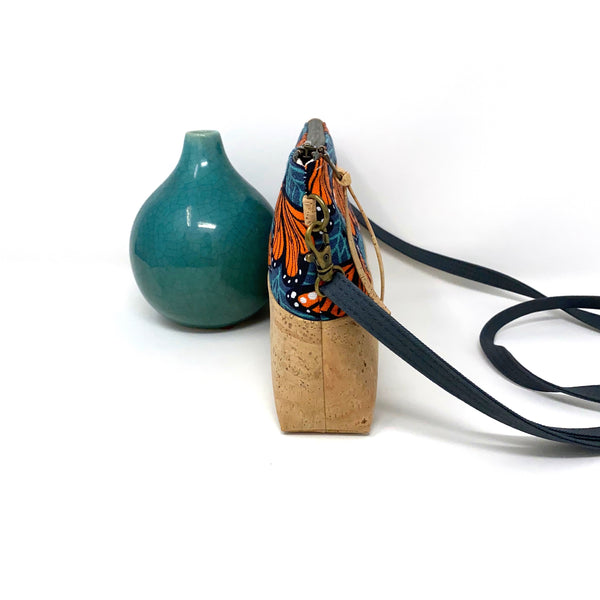 Organic & Cork Mini Crossbody - Charley Harper Prints