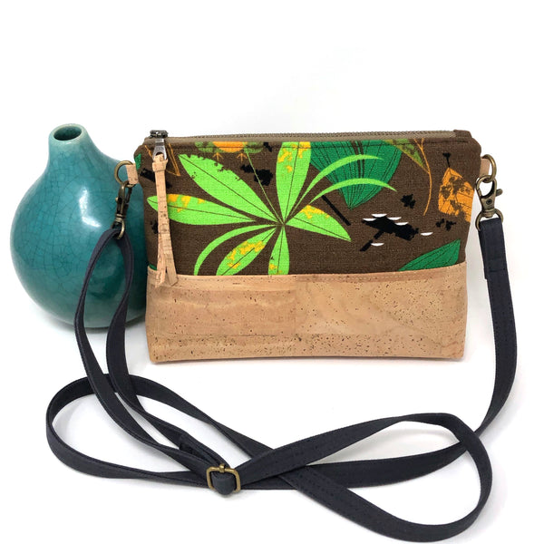 Organic & Cork Mini Crossbody - Charley Harper Prints