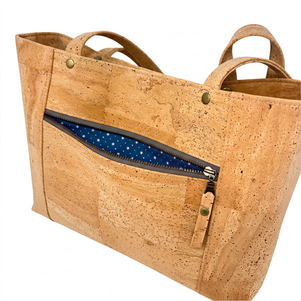 Bucket Handbag Sustainable Cork - Choose Lining Option