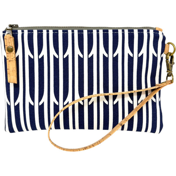 Organic Wristlet Navy Aaliyah