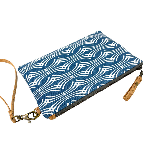Organic Wristlet Blue Hadia