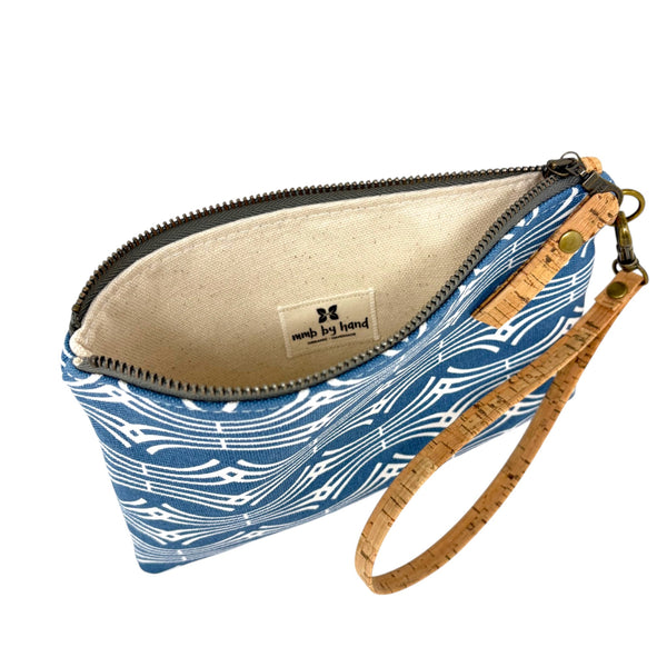 Organic Wristlet Blue Hadia