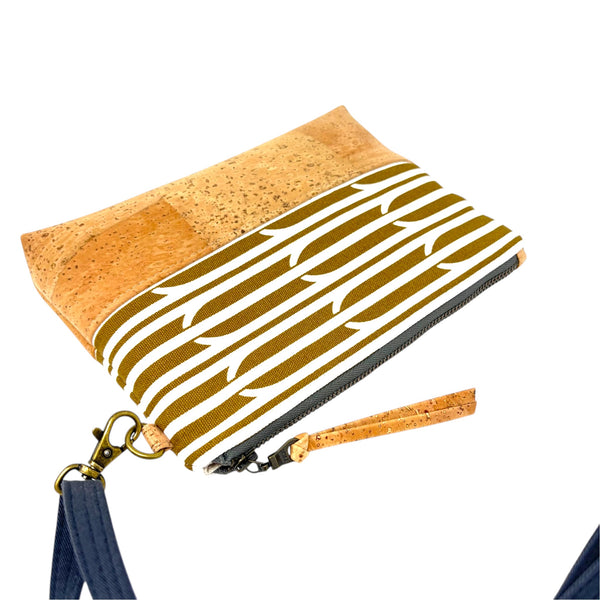 Organic & Cork Mini Crossbody - Gold Aaliyah