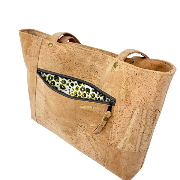 Bucket Handbag Sustainable Cork - Choose Lining Option