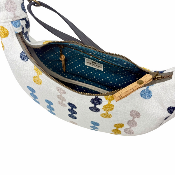 Sling Bag, Organic Cotton Dot to Dot