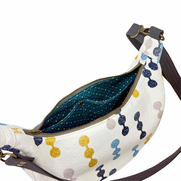 Sling Bag, Organic Cotton Dot to Dot