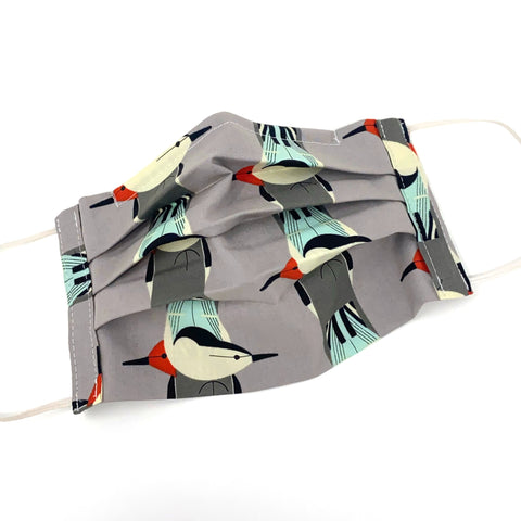 Organic Cotton Face Mask - Charley Harper Upside Downside