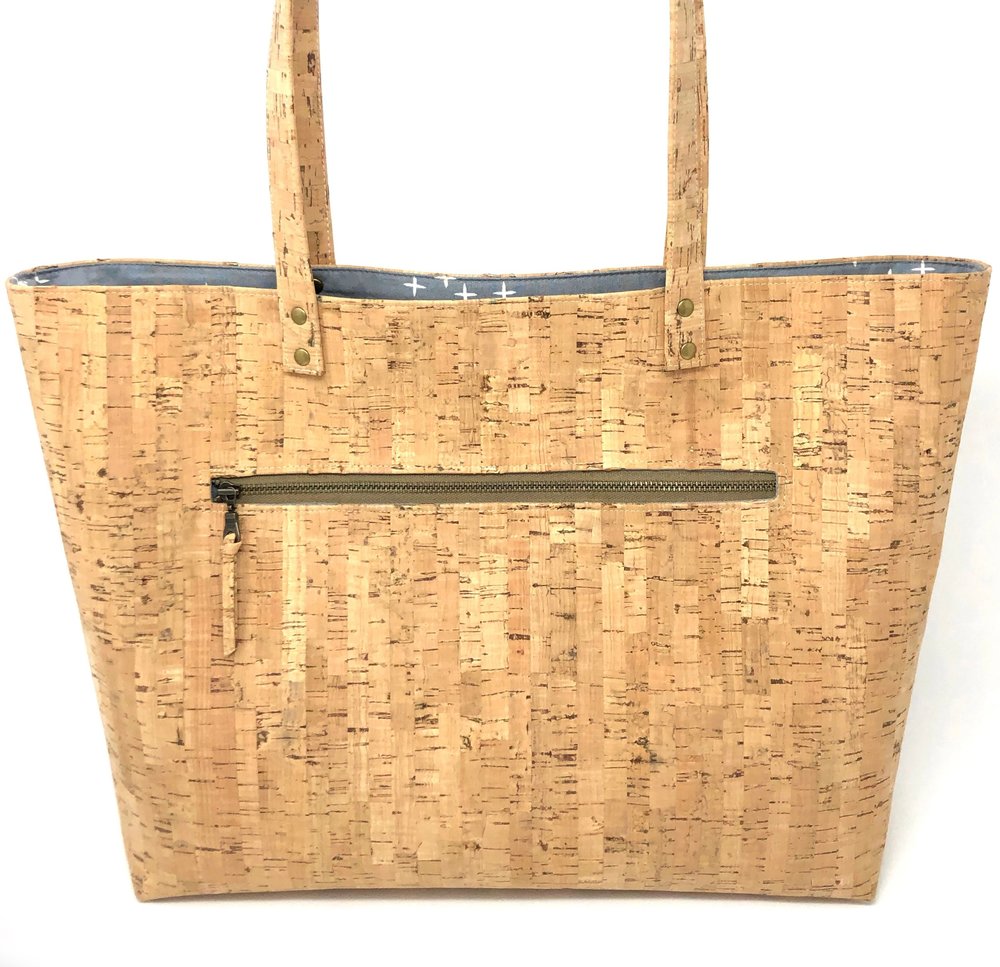 Bucket Tote Sustainable Cork  - Customize Your Lining!