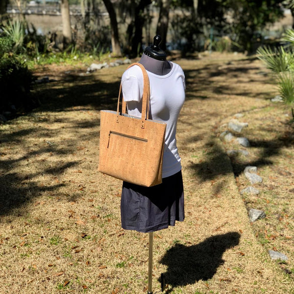 Bucket Tote Sustainable Cork  - Customize Your Lining!