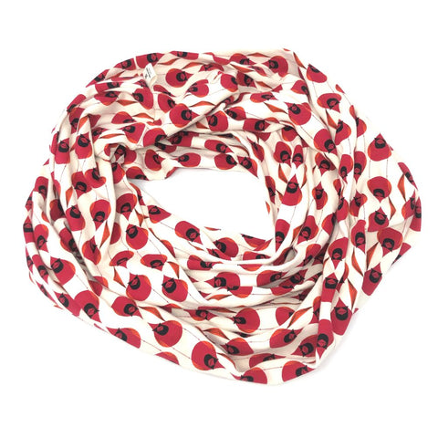 Infinity Scarf Charley Harper Cardinal Stagger