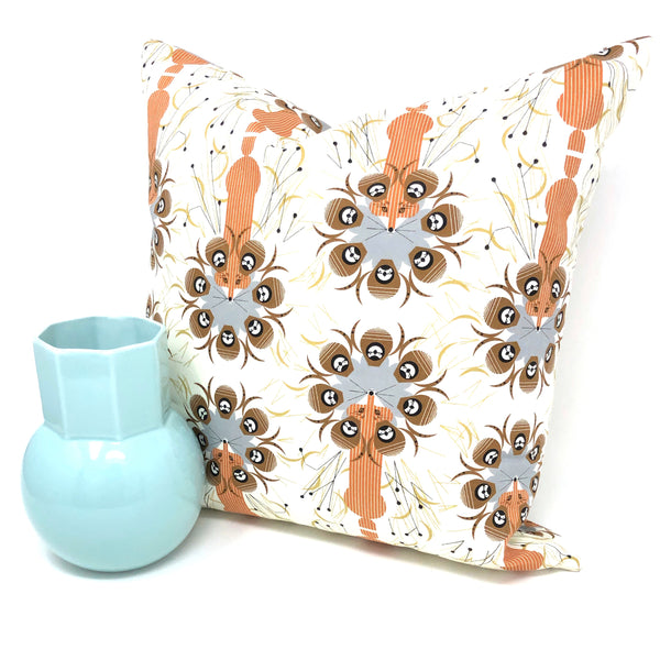 Throw Pillow Cover Charley Harper Quail Safe