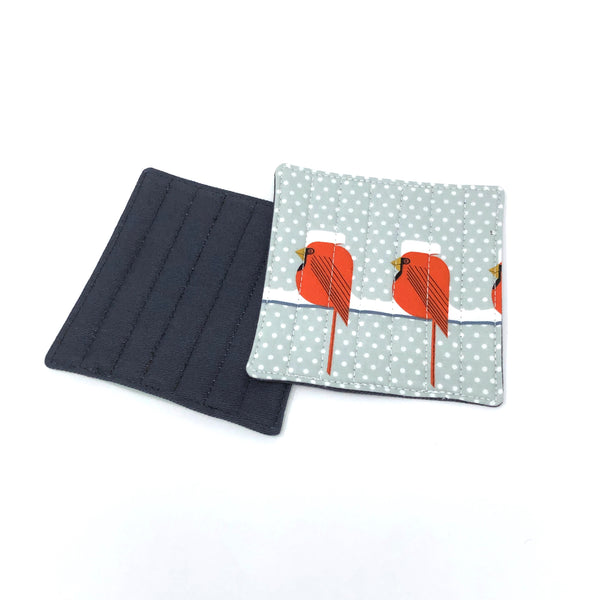 Coasters Set of 4 Charley Harper Cool Cardinals