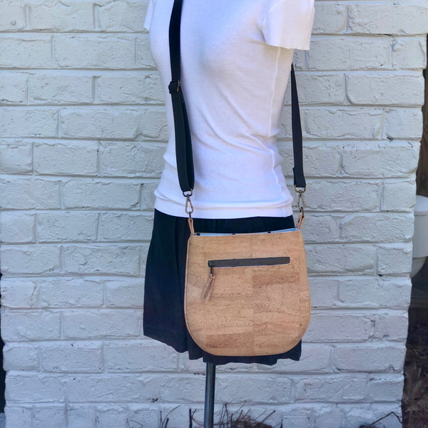 Sustainable Cork Small Crossbody - Customize Your Lining!