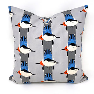 Throw Pillow Cover Charley Harper Upside Downside
