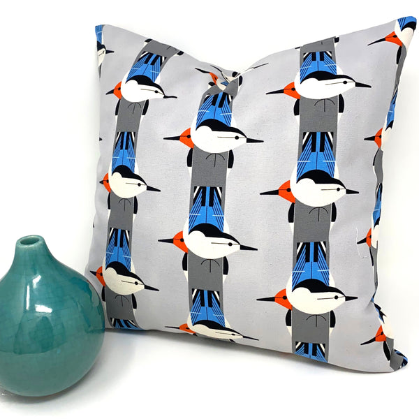 Throw Pillow Cover Charley Harper Upside Downside