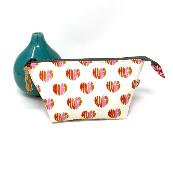 Open Wide Pouch Heart Hugs - Small Size Only