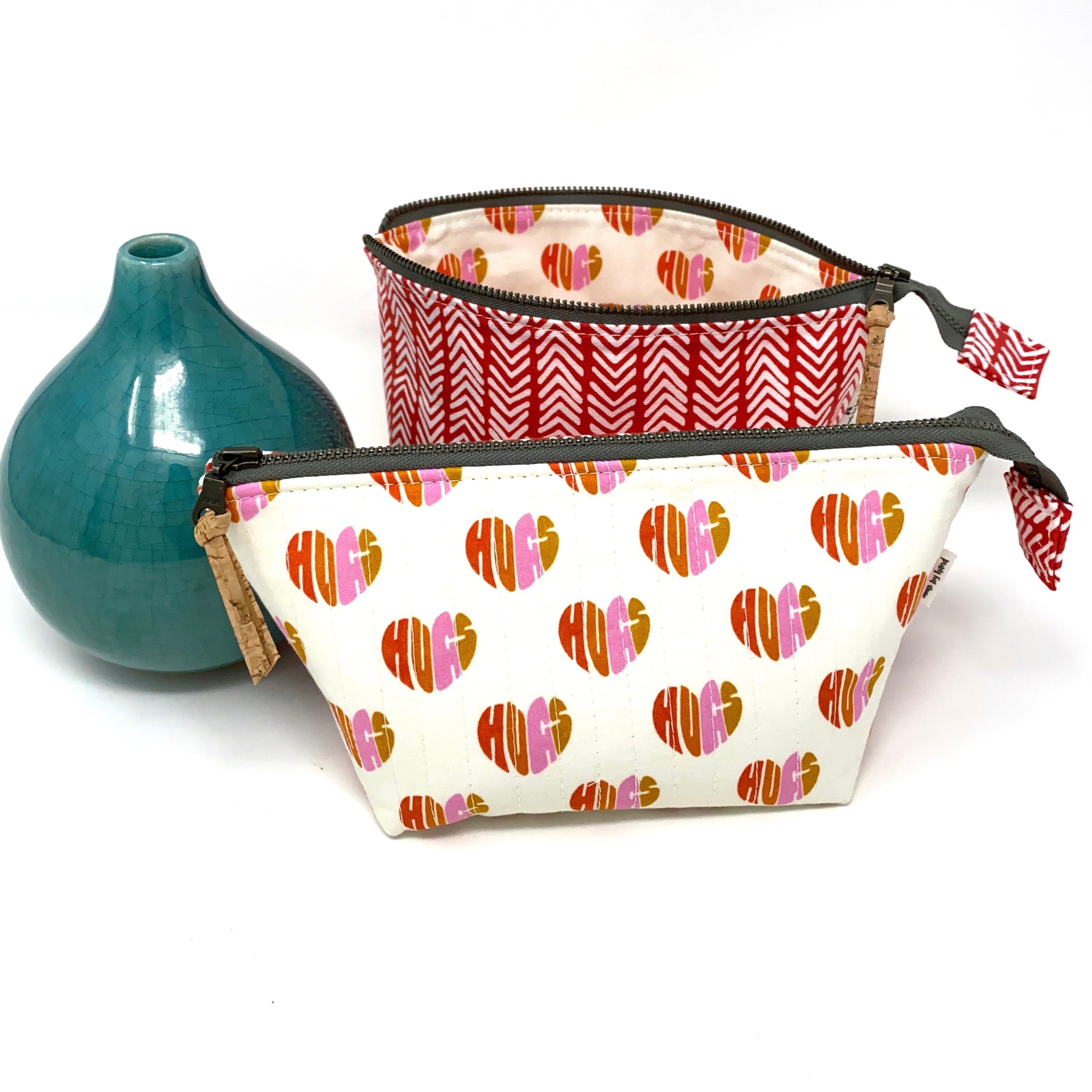 Open Wide Pouch Heart Hugs - Small Size Only