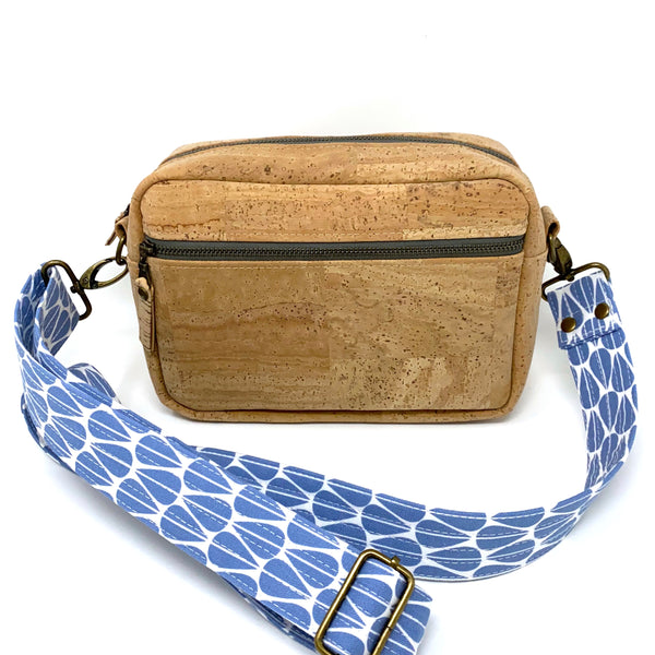 Sustainable Cork Boxy Crossbody - Choose Your Strap