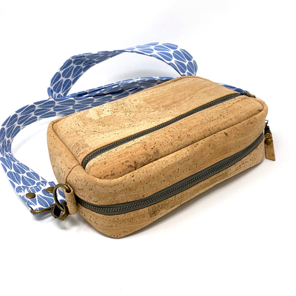 Sustainable Cork Boxy Crossbody - Choose Your Strap